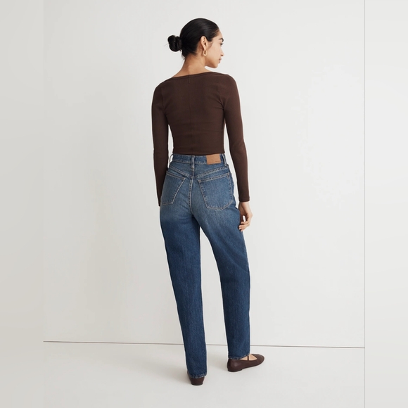 Madewell baggy tapered jeans in fanwell wash size 30 NWT - Picture 4 of 10